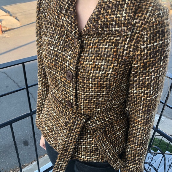 VINTAGE Fall Textured Jacket Fashion 🔥💯 Petites - Picture 7 of 10